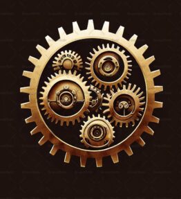 Steampunk Zahnräder